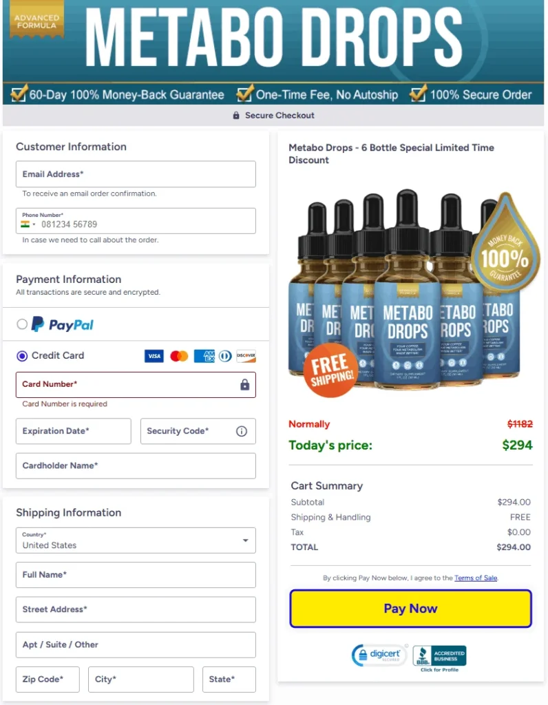 Metabo Drops Reviews